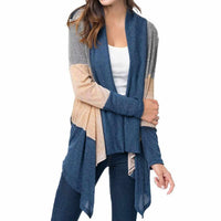 Black Casual Light Weight Cardigan Sweater XXL / NavyBlue Cardigan Edgy Couture