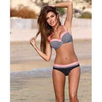 Sexy Vintage Pink Push Up Dot Patchwork Bikini Set Swimsuit X-Large / Pink Bikini Edgy Couture